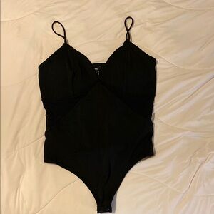 EXPRESS Black Bodysuit